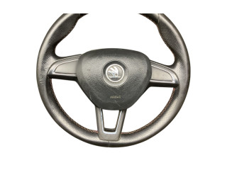 Руль Skoda Fabia Mk2 (5J)  2007 - 2014 года 5J0419091L, 5E0880201      