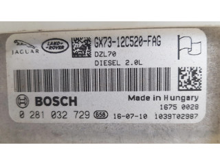 Блок управления двигателя GX7312C520FAG, 0281032729   Land Rover Range Rover Evoque L538