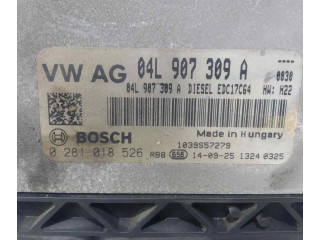 Блок управления двигателем Блок управления 04L907309A Skoda Octavia Mk3 (5E)