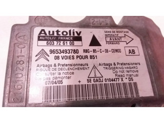 Блок подушек безопасности 603726100, 9653493780   Citroen C4 I