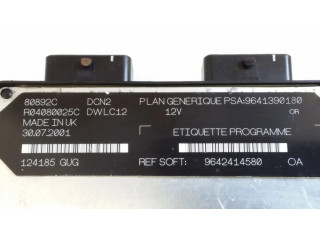 Řídící jednotka 9641390180, 9642414580   Citroen Berlingo 2001