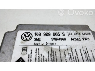 Блок подушек безопасности 1K0909605S Skoda Octavia Mk2 (1Z)