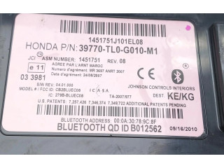 Блок управления двигателя 39770TL0G010 Honda Accord