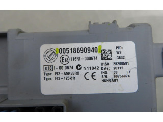 Řídící jednotka 00518690940, 51926687 Fiat Punto (199) 2012