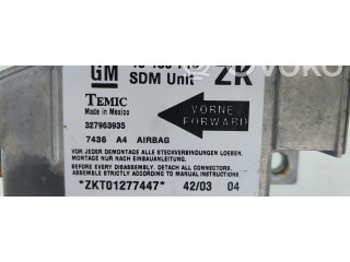Блок подушек безопасности 13158713 Opel Meriva A