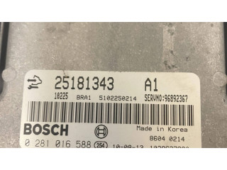 Блок управления двигателя 0281016588, 1039S27980 Chevrolet Captiva