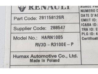 Радио/ проигрыватель CD/DVD / навигация     281158126R, 281158126R    Dacia Duster II 