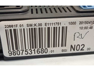 Модуль управления BSM 9807531680, 1612139080 Peugeot 2008 I для двигателя 9H06