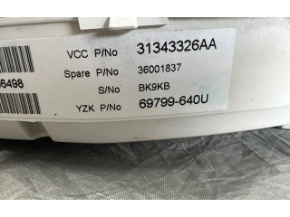 Панель приборов 36001837, 31343326AA Volvo S60