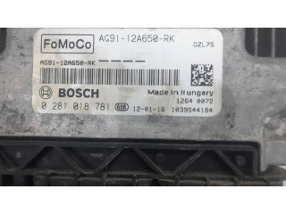 Блок управления двигателя AG9112A650RK, 0281018781   Ford Galaxy