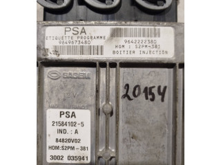 Блок управления двигателя 9642222380, 215841025 Citroen C3