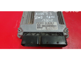 Блок управления двигателя 03C, 0261S02187 Audi A3 S3 8P