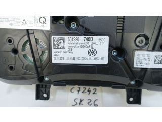 Панель приборов 5G1920740D, 54480KM   Volkswagen Golf VII       