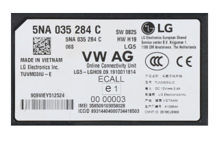 Блок управления 5NA035284C Skoda Fabia Mk3 (NJ)