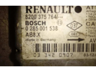Блок подушек безопасности 0285001538, CENTRALITAAIRBAG   Renault Clio II