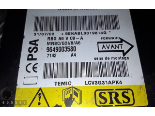 Блок подушек безопасности 9649003580 Citroen C2