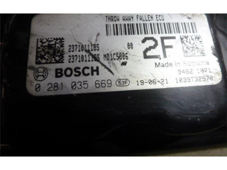 Блок управления двигателем Блок управления 281035669, 237101118S Dacia Lodgy