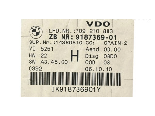 Přístrojová deska BMW X1 E84 2011 9187369, 14369510