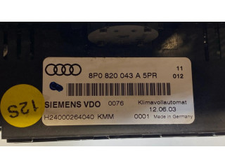 Блок управления климат-контролем 8P0820043A   Audi A3 S3 A3 Sportback 8P