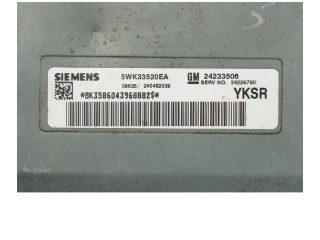 Блок управления двигателя 24233506, 5WK33520EA Cadillac SRX