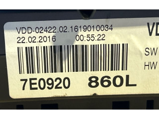 Přístrojová deska Volkswagen Transporter - Caravelle T6 2016 7E0920860L, VDD0242202
