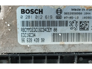 Řídící jednotka 0281012619, 9663943980 Citroen Berlingo 2007