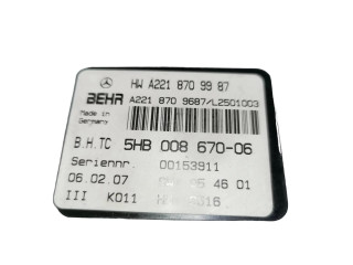 Блок управления климат-контролем A2218709987, 00153911 Mercedes-Benz S W221