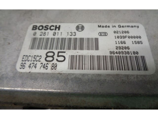 Блок управления двигателя 9647474680, 0281011133 Lancia Phedra