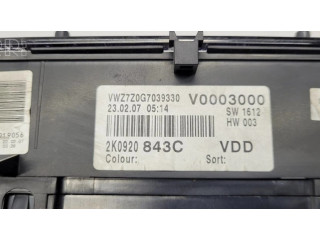 Přístrojová deska  Volkswagen Caddy 2014 2K0920876A  