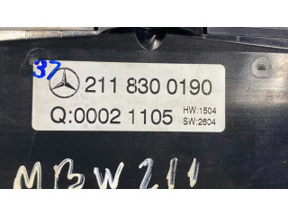 Блок управления климат-контролем 2118300190   Mercedes-Benz E W211
