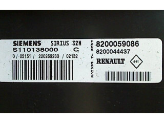 Блок управления двигателя 8200044437, 8200059086 Renault Twingo I