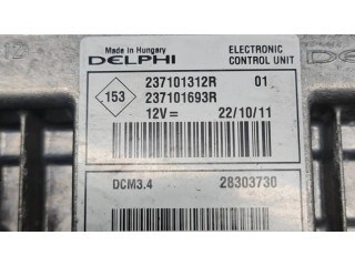 Блок управления двигателя 237101312R, 237101693R Renault Clio III