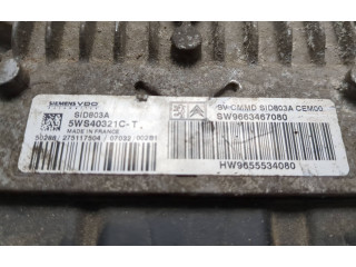 Блок управления двигателя 9655534080, 9663467080 Citroen Berlingo