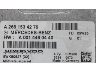 Блок управления двигателя A2661534279, A0014460440 Mercedes-Benz B W245