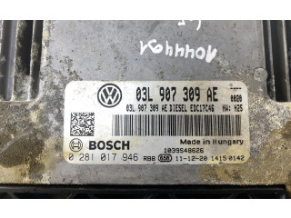 Řídící jednotka 0281016374, 03L906018BG Volkswagen Tiguan 2012
