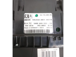 Блок управления климат-контролем 00006452R9 Citroen C5