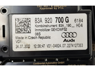 Панель приборов 83A920700G, 83A920700G   Audi Q3 F3       