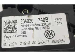 Přístrojová deska Volkswagen T-Roc 2020 2GA920740B, 2GA920740B