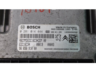 Блок управления впрыском 0281014444, 9661586080   Citroen Nemo