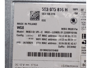 Блок управления навигации (GPS) 5E3035816H, 5E3035816 Skoda Octavia Mk4