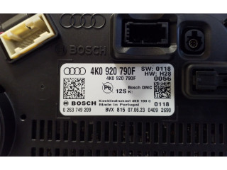 Панель приборов 4K0920790F, 0263749209   Audi A6 S6 C8 4K       