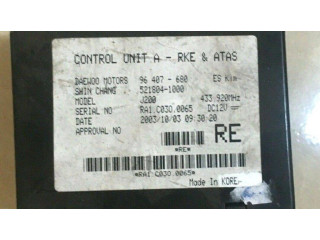 Блок управления 96407680, 5218041000   Chevrolet Nubira