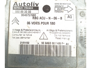 Блок подушек безопасности 9646757680, 550893000   Citroen Saxo