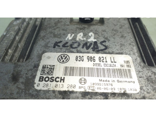 Řídící jednotka 03G906021LL, 0281013280   Volkswagen PASSAT B6 2006