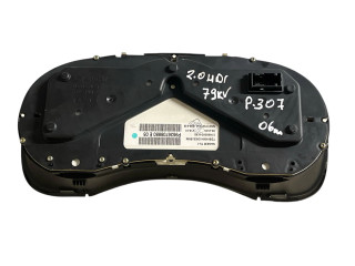 Спидометр (приборный щиток) P9636708880, 01752728 Peugeot 307 2003
