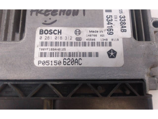 Блок управления двигателя P05150620AC, 0281018312   Fiat Freemont
