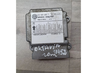 Блок подушек безопасности 1K0909605T, 5WK43412 Skoda Octavia Mk2 (1Z)