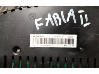 Панель приборов 5J0920801B, V2802476   Skoda Fabia Mk2 (5J)       