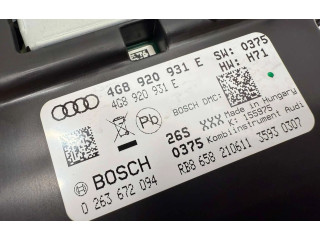 Přístrojová deska Audi A6 C7 2012 4G8920931E, 0263672094