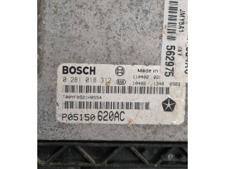 Блок управления двигателя P05150620AC, 0281018312   Fiat Freemont